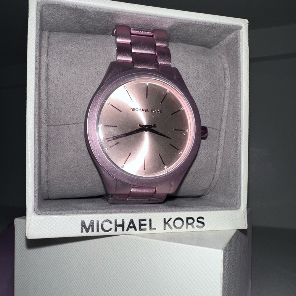 Nwt Michael Kors Watch MK4456 Rose Gold Pink